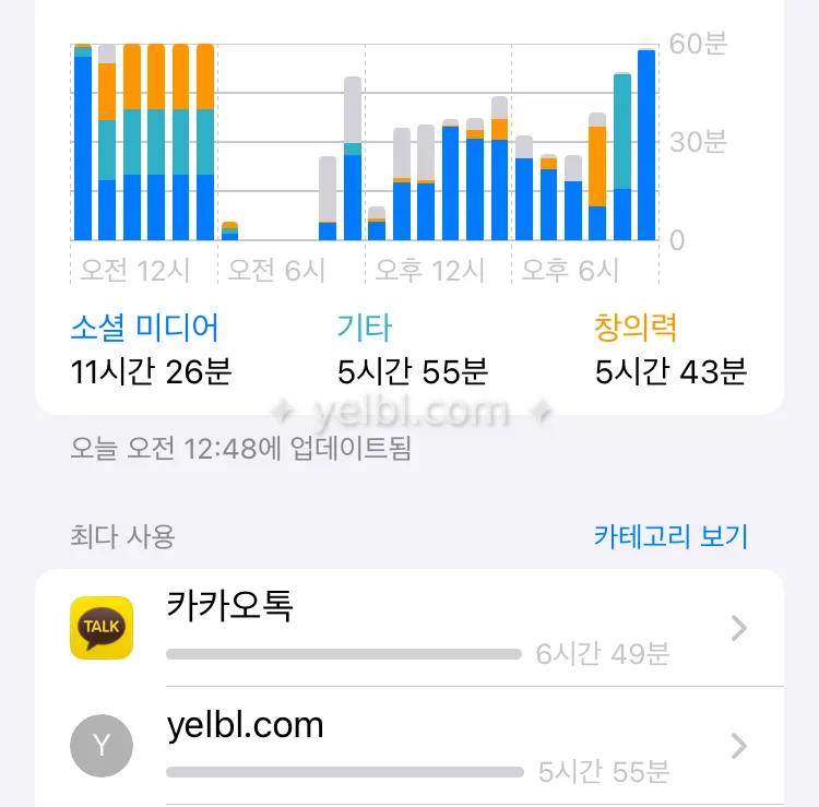 12.21 옐블 사용시간